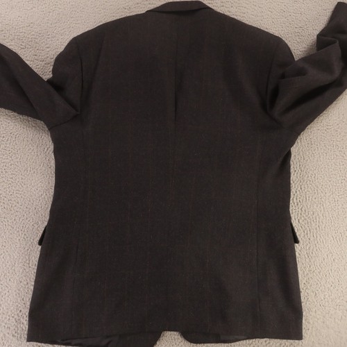 Jos A Bank Sakko XL grau Fensterscheibe Fischgrät Karo Alpaka Wolle Blazer 46R - Bild 12 von 18