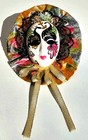 Venetian Style Jester Mask Hand Painted Ceramic Masquerade Carnival Wall Decor
