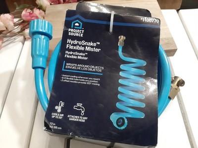 Project Source HydroSnake Flexible Mister 6 Ft  Instant Cooling Hose Mister New