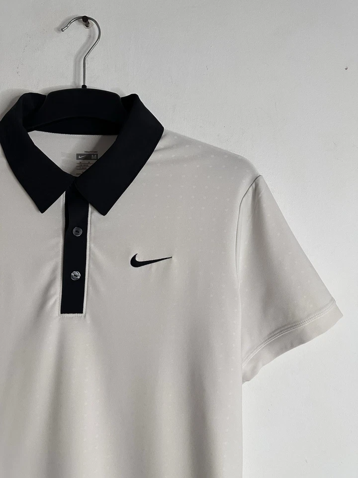 Nike Court Vintage Blanco Jersey M Hombre Tenis Polo Roger Federer Tenis RF Foto 2 de 4