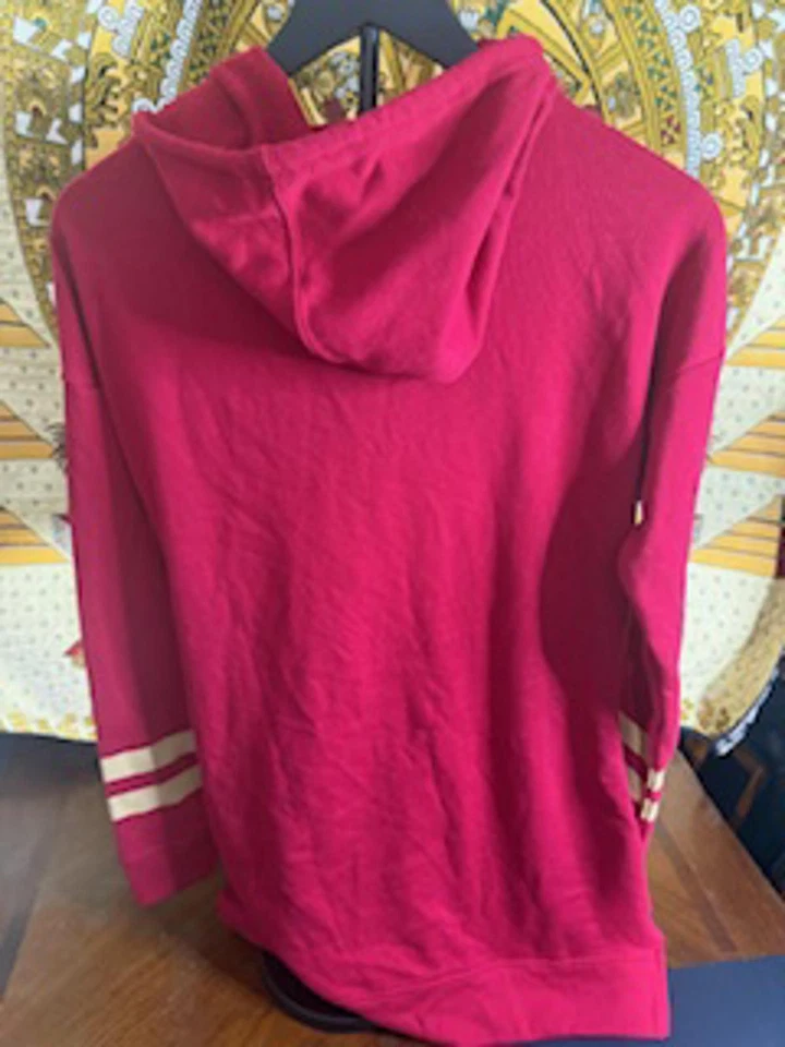 Ultra Game NFL San Francisco 49ers Football Hoodie Women's Large - Image 2 of 4