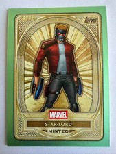 2025 Topps Star-lord Teal Gold Marvel Mint #34/75