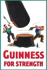 Guinness Beer AD Aluminum Retro Remake Sign Alcohol 12x8in Vintage Mancave 127