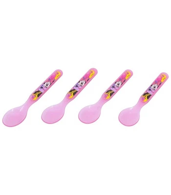 Disney Minnie Mouse Kinder Löffel Set 4 teilig geeignet für Mikrowelle - Bild 1 von 3