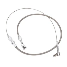 24in Stainl Steel Iversal Throttle Cable Kit Easy Installation Throttle Wir EBBB