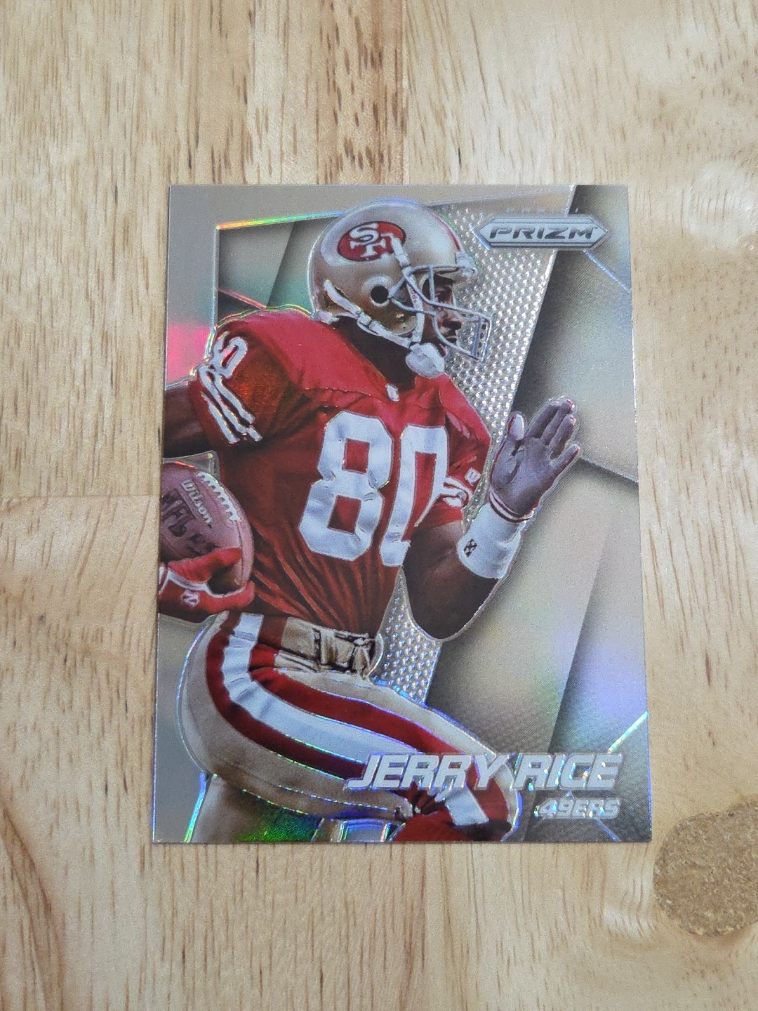2014 Prizm JERRY RICE Silver Prizm #4 San Francisco 49ers SP