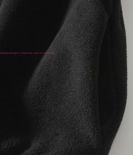 Men Fleece Full Zip Sweatshirt Casual Lightweight Long Sleeve Mock Neck Jacket - Picture 8 of 28