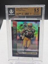 2002 Bowman Chrome Refractor Ahman Green #68 #/500 BGS Beckett 9.5 GEM MINT