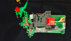 LEGO Castle: Dark Dragon's Den 6076 & Wolfpack Renegades 6038 with Instructions