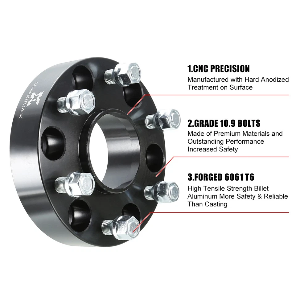 Pack de 4 adaptadores espaciadores de rueda de 6x5,5" 1,5"" de espesor para Cadillac Escalade Foto 3 de 4