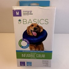 CP Basics Inflatable Dog Recovery Collar Medium Soft Cone Alternative M 10  -13  