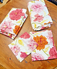 Set of 2 Pottery Barn Duvet Covers + Shams Floral  Flowers Twin Size