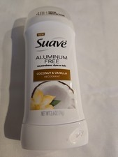 4 Pack Suave Aluminum Free Coconut  Vanilla 48 Hr. Protection