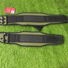 Lot Of 2 ETHOS AXIS Nylon Size Small 25"-29" Weight Lifting Belt Olive/Black