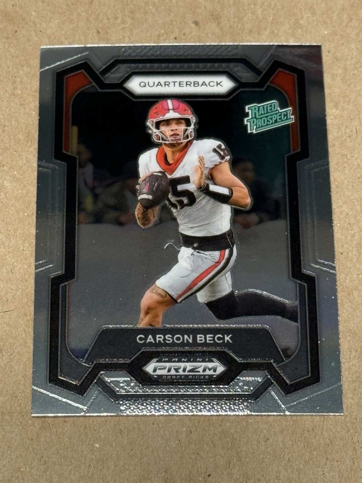 2024 Panini Prizm DP Carson Beck Rated Prospect Rookie Card 130 RC Miami QB