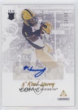 2019 Panini Luminance Rookie Ink Gold /99 N'Keal Harry #RI-NK Auto RC