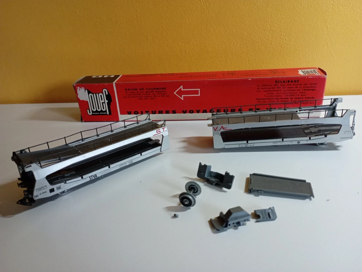 JOUEF 6761 HO Sncf Wagon Frigorifique Bogies Laehss STEF Gervais Findus