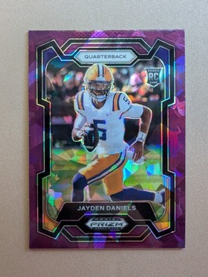 2024 Panini Prizm Draft Picks - Jayden Daniels #108 Purple Ice Prizm /149 (RC)