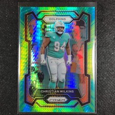 2023 Prizm Football Christian Wilkins Base Hyper 76/175
