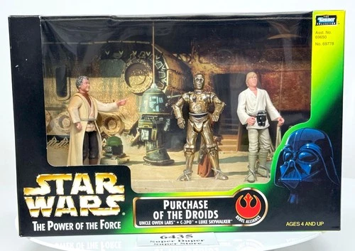 STAR WARS -Power of the Force - Purchase of The Droids - GIFT SET - Kenner 1997