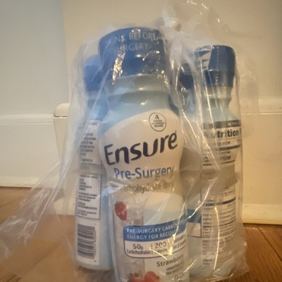 Ensure Pre-Surgery Strawberry Nutrition Shake Drink, 10 fl oz