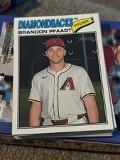2026 Topps Heritage Baseball #126 Brandon Pfaadt, Arizona Diamondbacks