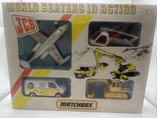 Matchbox Gift Set G3 JCB World Beaters in Action Boxed Set 1987 VG RARE!!!