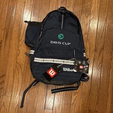 Vintage 2000 Wilson Davis Cup Tennis Bag Navy Backpack (New With Tags)