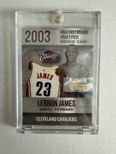 2003 Lebron James Draft Pick Rookie Card Only 2000 Made. rookie card picture