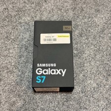 Samsung Galaxy S7 Gold Platinum Original Empty BOX ONLY