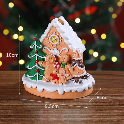 Weihnachten Lebkuchenhaus Figur Schreibtisch Ornament für