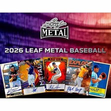 2026 Leaf Metal Baseball Hobby Box Factory sealed 26LEBM