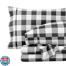 Bare Home King Sheet Set - Luxury 1800 Ultra-Soft Microfiber Double Brushed -