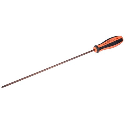 PH1 Phillips Magnetic Screwdriver 12 Inch Round Shaft Comfort Non Slip Handle