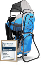 Zaino Porta Bambino Montagna - Zaino Porta Bimbo Fino a 22Kg Con Parasole, Parap