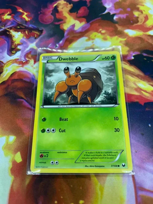 Dwebble 7/108 Dark Explorers Regular NM-Mint Pokémon TCG - Image 3 of 4