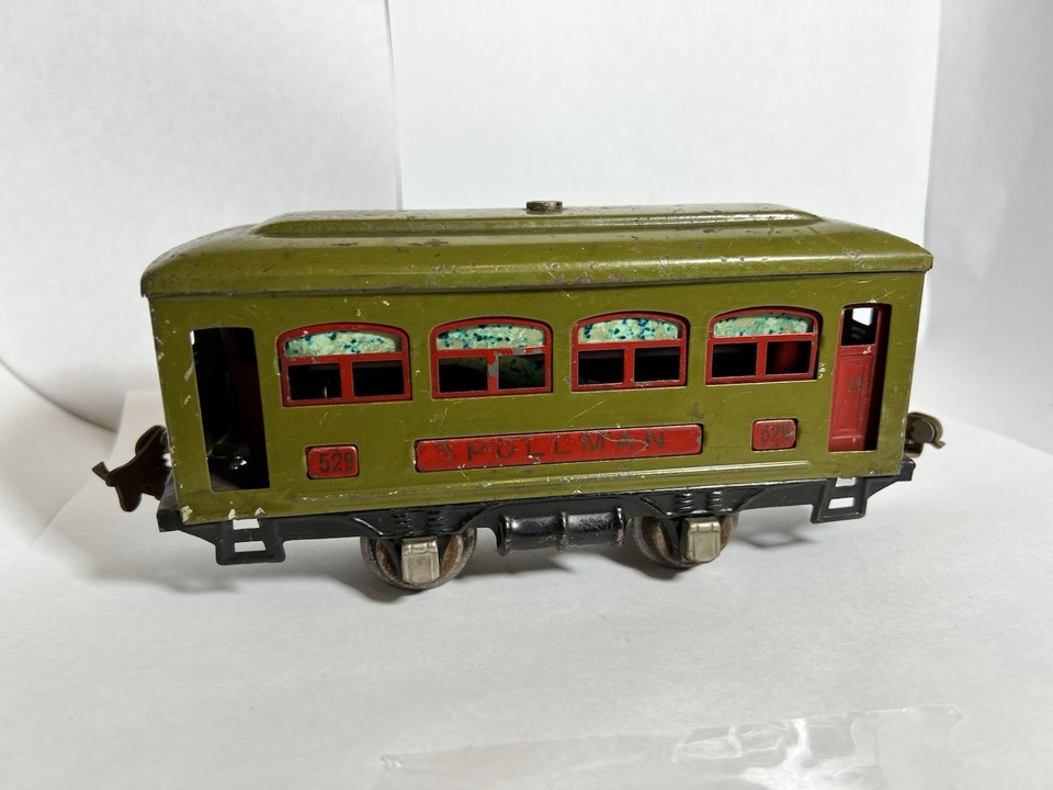 Linel 252 LIONEL PREWAR O GAUGE 252 ELECTRIC LOCO & 2-529, 530 PASSENGER CARS SET ...