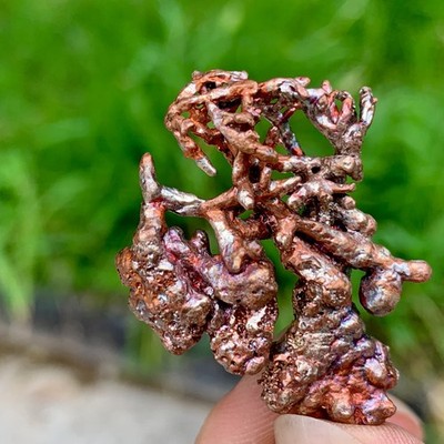 16G Rare!! iridescent Native Copper crystal mineral specimen