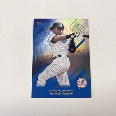 2026 Topps Series 2 Baseball Derek Jeter Blue CN-20 Crooked Numbers Yankees /150