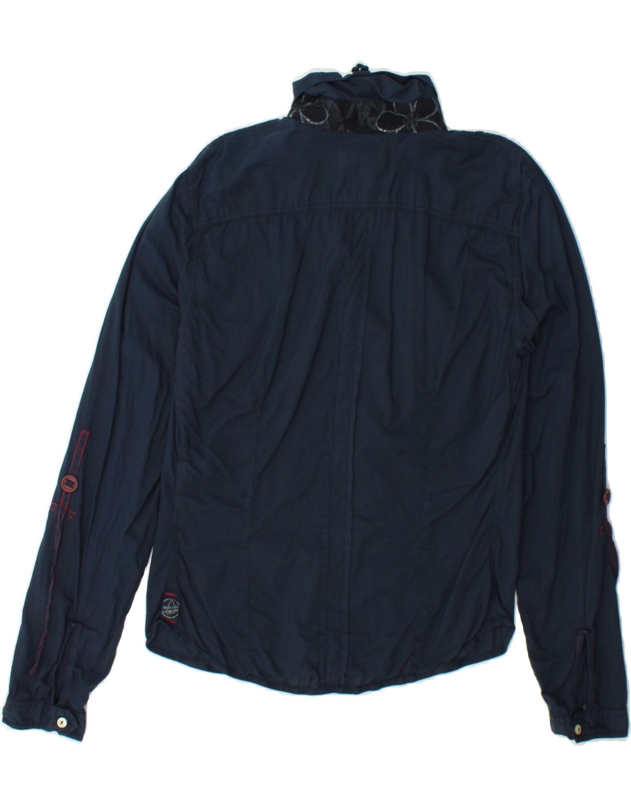 MURPHY & NYE Womens Shirt UK 10 Small Navy Blue WN06