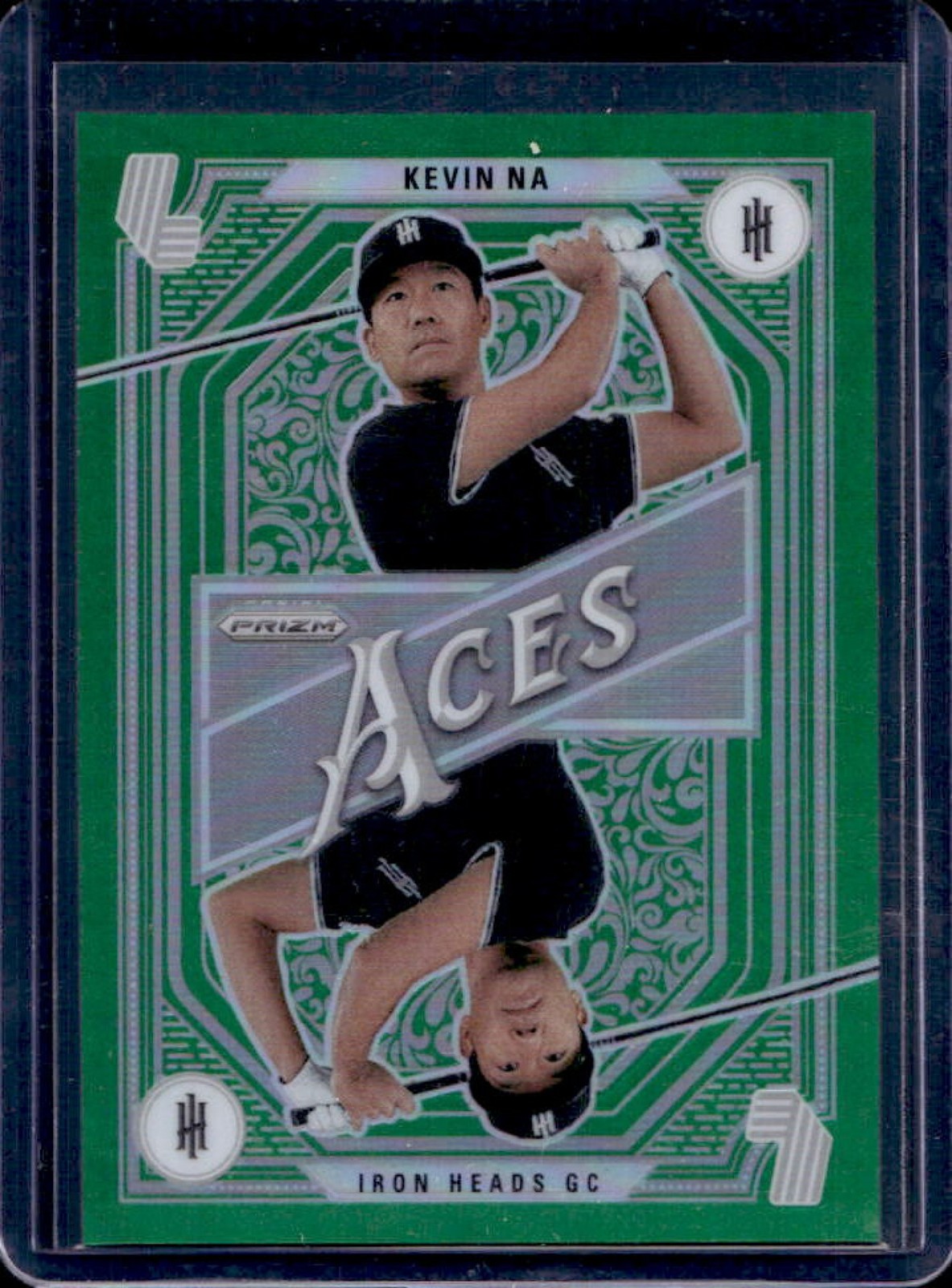 2025 Prizm LIV Kevin Na Aces Green #10/18 Iron Heads GC