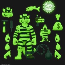 TMNT Super 7 Ultimates GITD Scratch Teenage Mutant Ninja Turtles Glow Dark Ooze