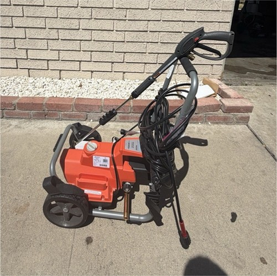 #ad Cold Water Corded Electric Pressure Washer Wheeled w Gun Hose Orange $60.00
