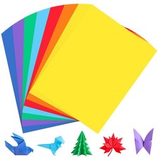 70 Sheets Colored Cardstock -7 Colors 8.5 x 11 inch Art Crafts Construction 6...