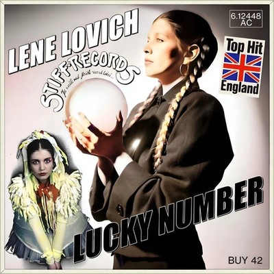 7'' LENE LOVICH Lucky Number / Home STIFF-RECORDS New Wave Punk D 1978 like NEW!