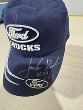 Jack Roush AUTOGRAPHED Kids Hat Cap FORD Truck USA 2003 by Checkered Flag Sports