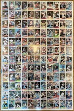 1985 Topps Baseball Uncut Sheet Schmidt Yount Seaver Mattingly (132 Cards) *US23