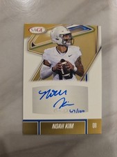 2026 Sage Eastern Michigan Noah Kim Auto Card Gold #67/100