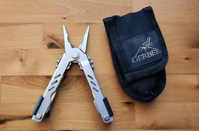 Gerber MP400 Compact Multitool Stainless Steel w/ Sheath - Great Condition - U39