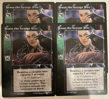 Vtes 4x Sense the Savage Way NB Animalism 713